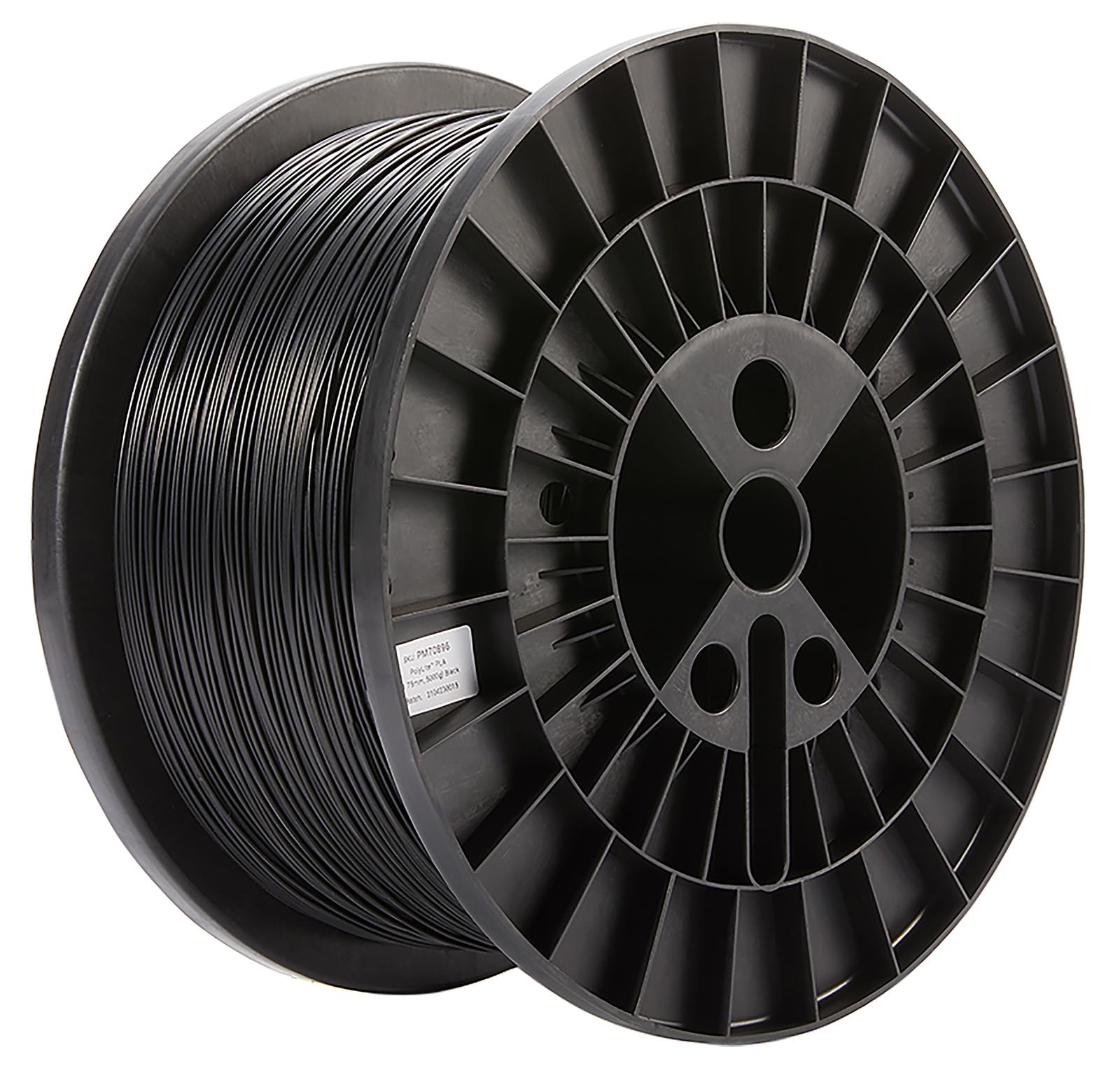 Polymaker PLA Filament 1.75mm Black, 5kg Spool High Rigidity PLA Filament 1.75 - PolyLite PLA 3D Printer Filament, Print with Most 3D Printers Using 3D Filament