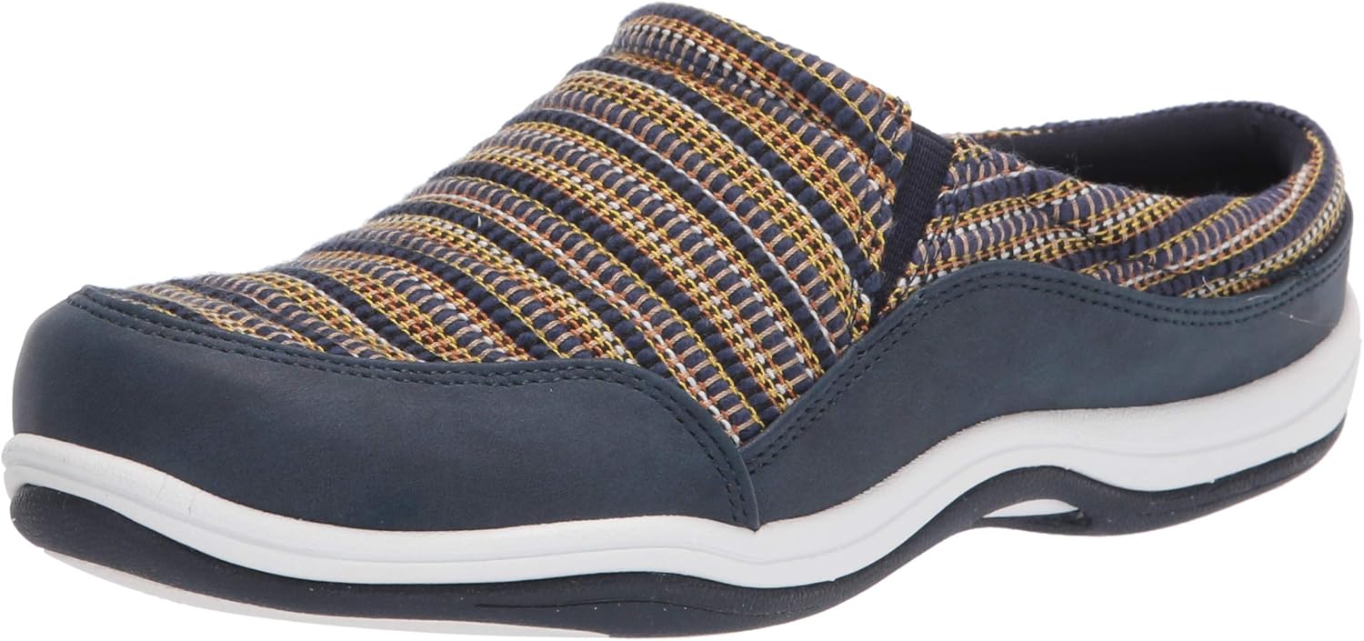 Easy Street Women's Athleisure Shoe Mule, Navy, 12