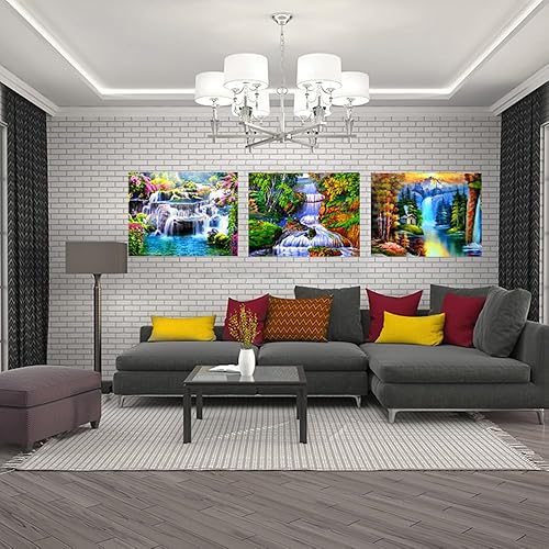 Miniatura 4 de TINY FUN Kits de pintura de diamantes para adultos y niños, kit de arte de diamantes 5D para principiantes, pintura con diamantes redondos de