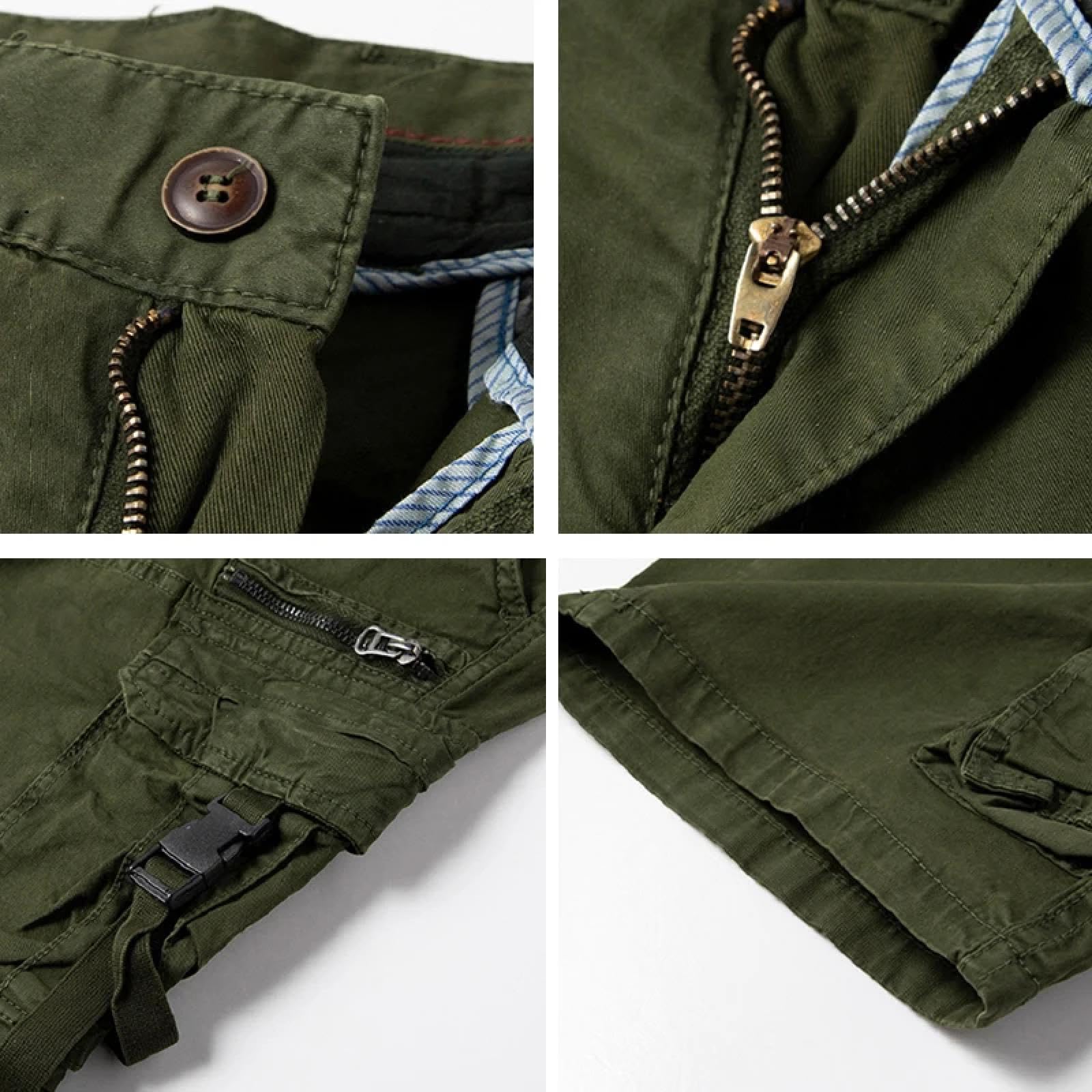 Pantaloncini Uomo Cargo Tasche Activewear All'aperto Corsa Casual Estate Uomo Pantaloncini Cargo