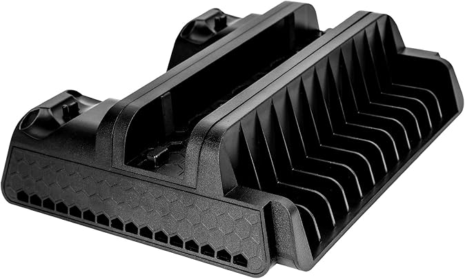 Moko PS4 PS4 Slim PS4 Pro Cooling Supporto multifunzionale Built-in Tripla Ventola Raffreddamento Durale Porta per Ricarica controller Pu Sostenere Pcs Game Discs Nero Moko PS4 PS4 Slim PS4 Pro Cooling Supporto multifunzionale Built-in Tripla Ventola Raffreddamento Durale Porta per Ricarica controller Pu Sostenere Pcs Game Discs Nero