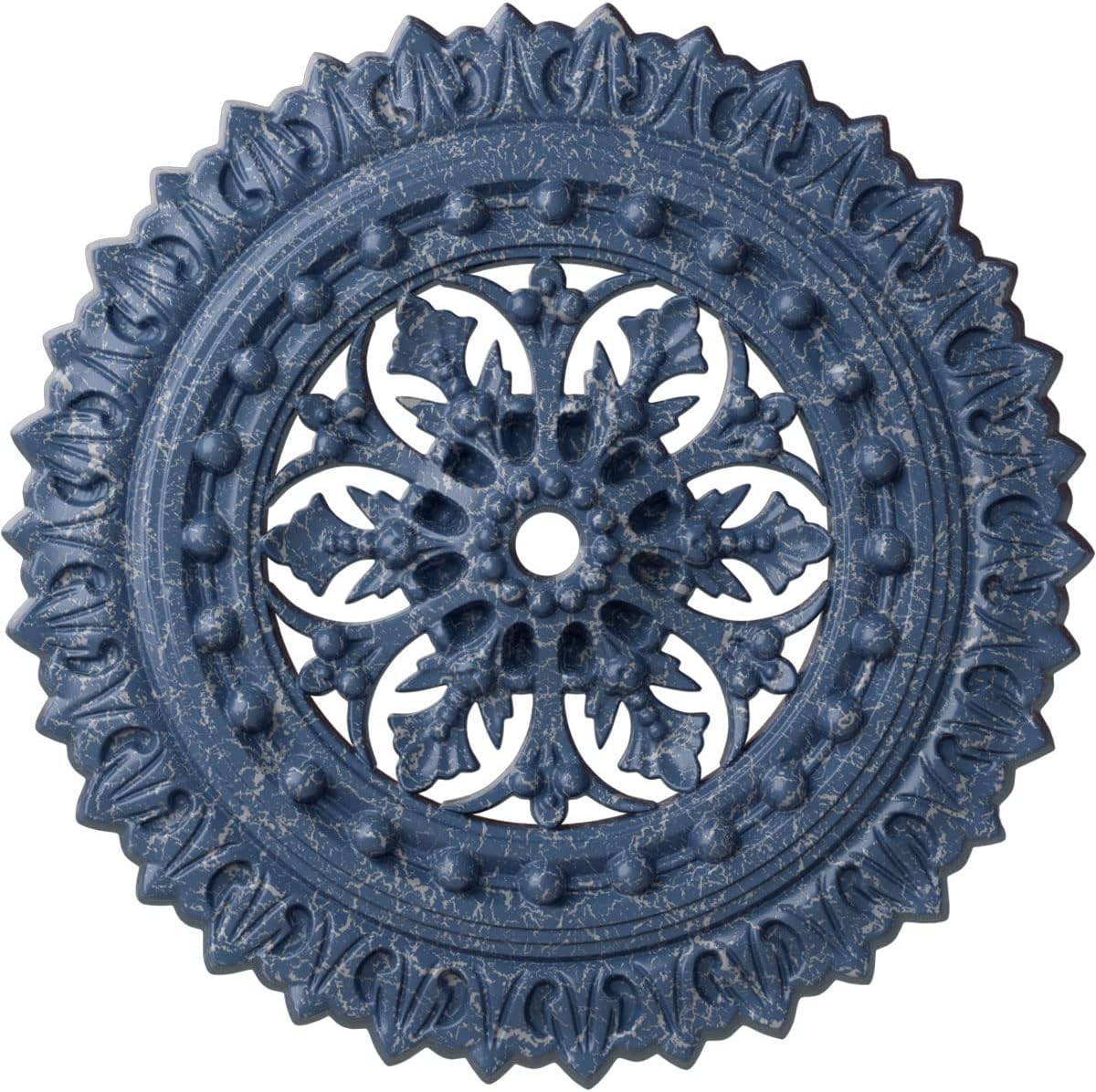 Ekena Millwork CM18SKAMC Sellek Ceiling Medallion, 18 1/2 OD x 7/8 ID x 1 1/2 P, Americana Crackle