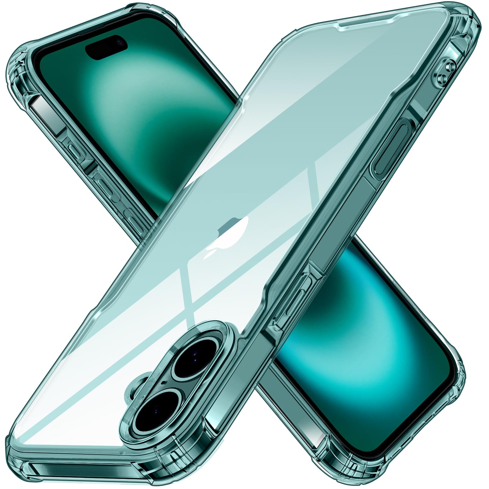 iVoler 3 in 1 Cover Compatibile con iPhone 15 6.1 pollici con 2