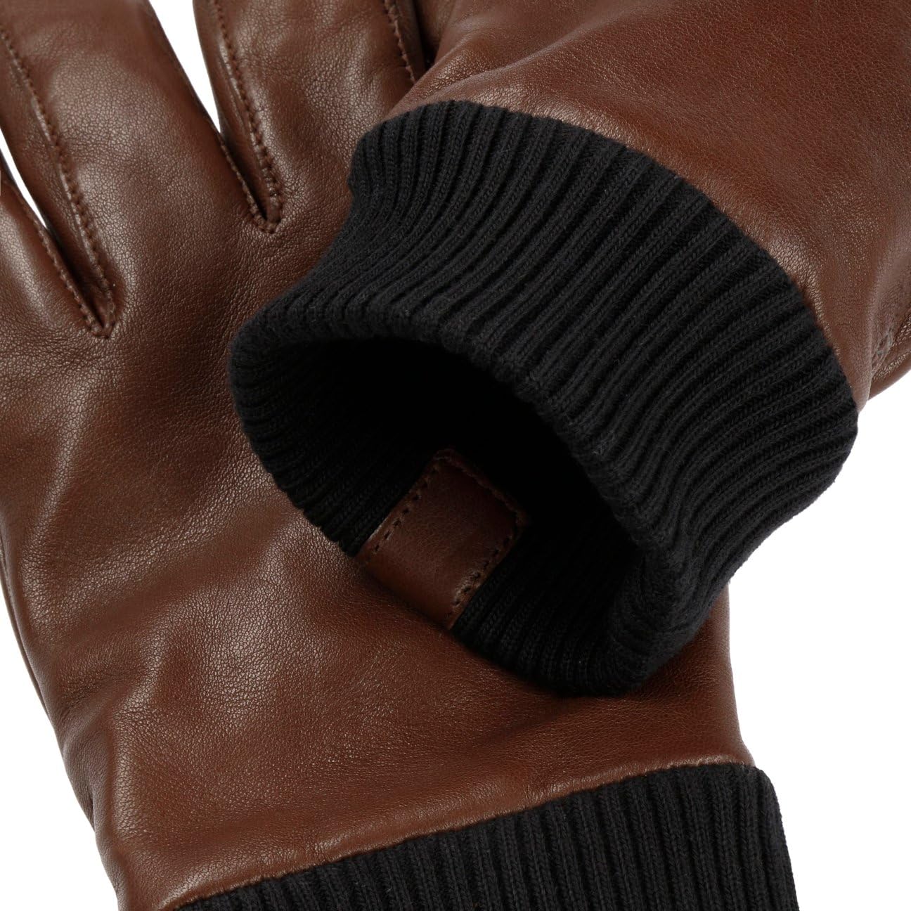 Hestra Fredrik Lederhandschuhe Handschuhe Fingerhandschuhe Herren - mit Futter Herbst-Winter Winter