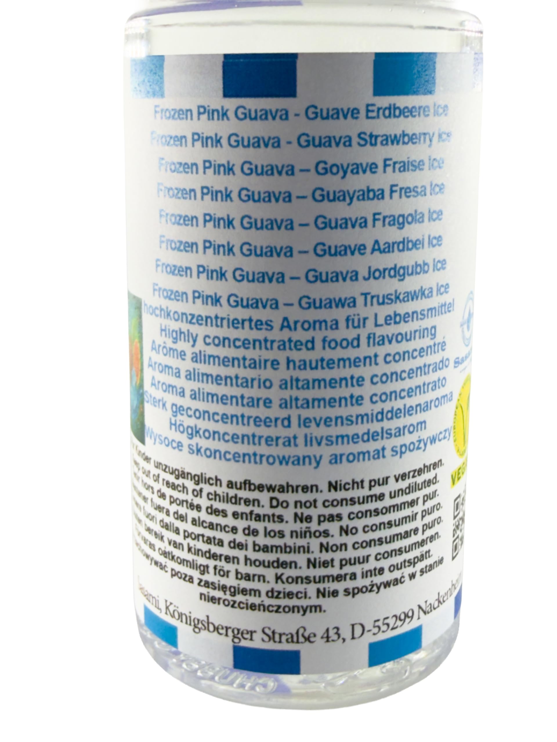 Frozen Pink Guava - Gujawa Truskawka Ice Aromat Koncentrat - Wegański - Sasami - 100ml