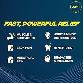 Advil Dual Action Coated Caplets with Acetaminophen, 250 Mg Ibuprofen and 500 Mg Acetaminophen per Dose (2 Dose Equivalent) for 8 Hour Pain Relief - 216 Count