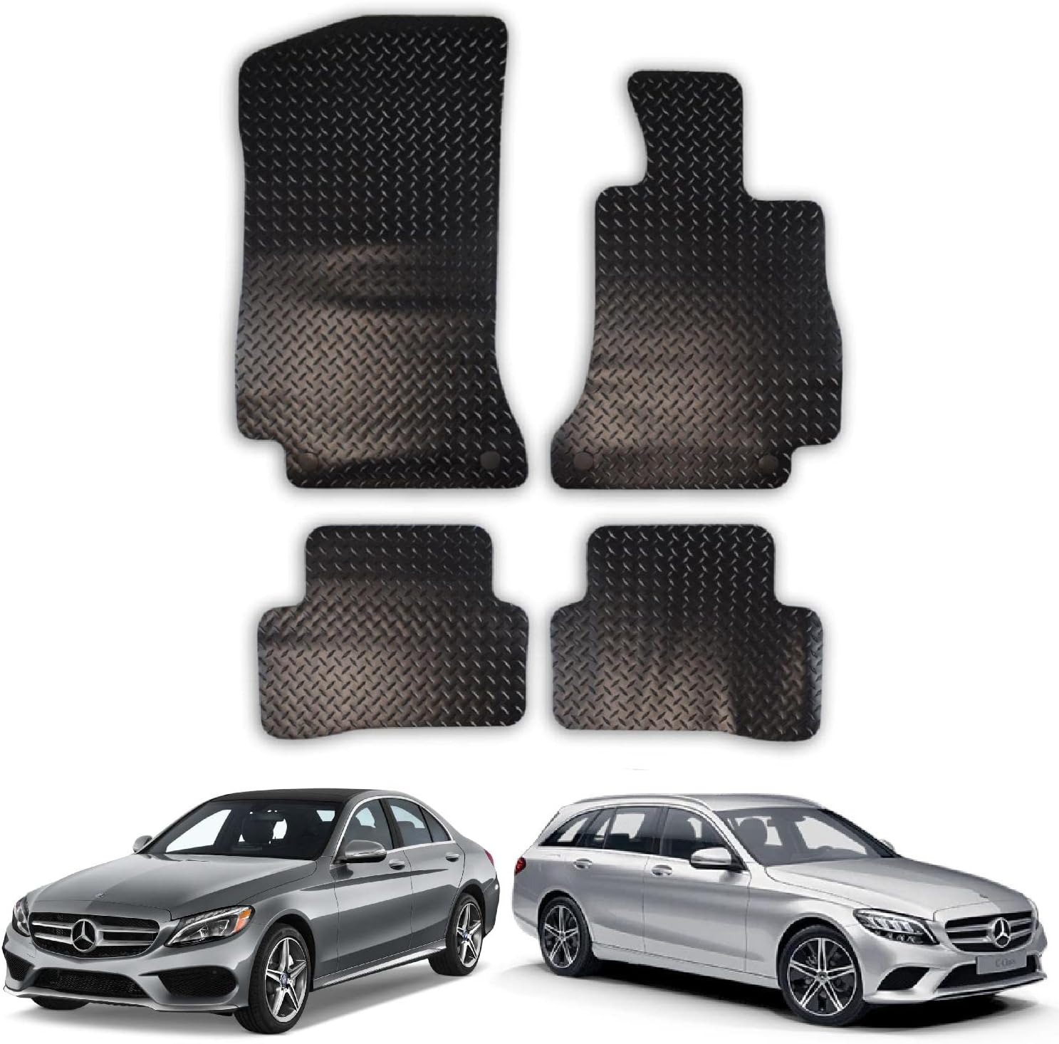 Car Mats for Mercedes CClass (20142021) [W205/S205] [Saloon/Estate