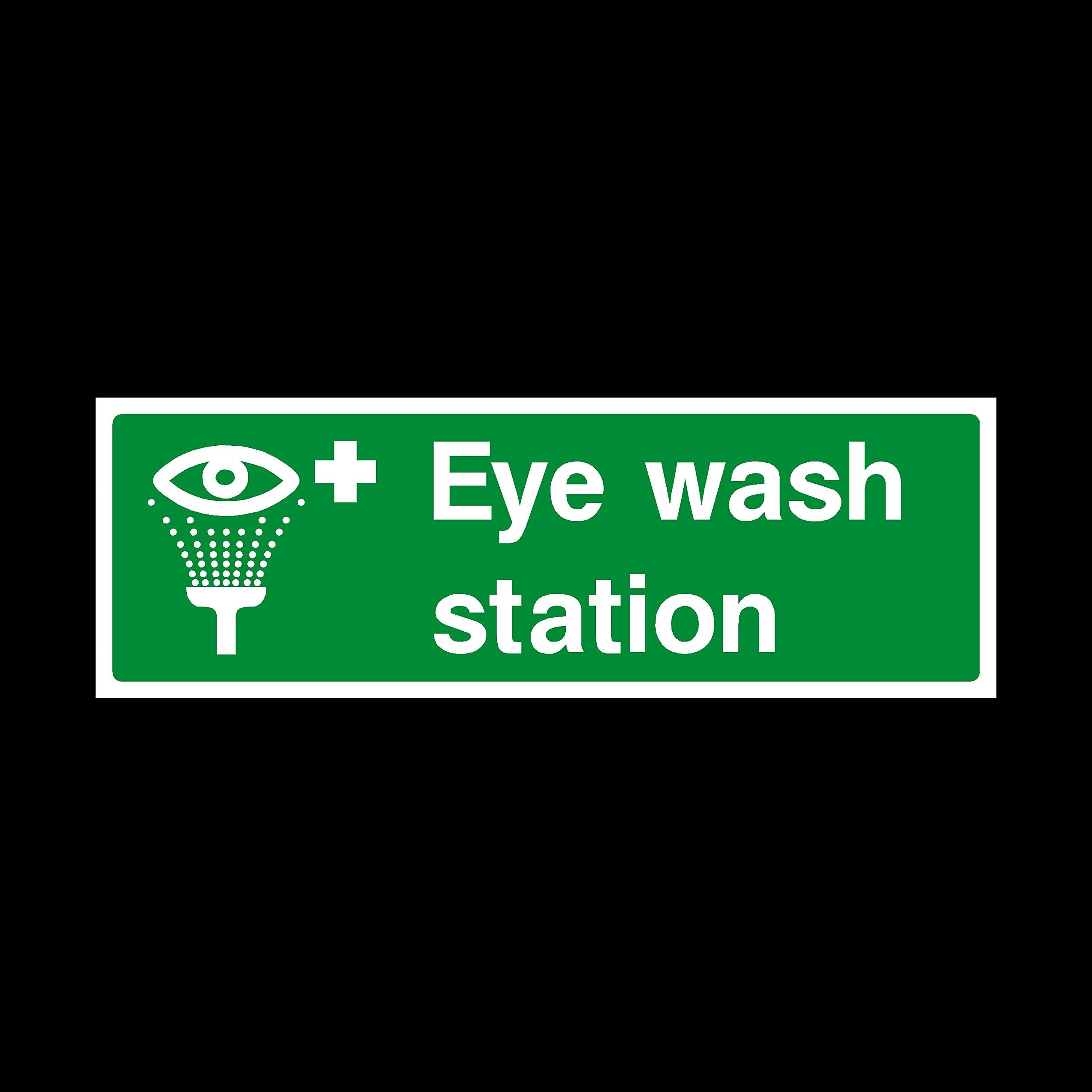 Eye Wash Station Sticker/Self Adhesive Sign - Health & Safety/Safe Condition/First Aiders (FAID10)