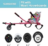Vista 2 de Accesorio de fijación de asiento de kart Sunshine Hoverboard para scooter autoequilibrante de dos ruedas de 6.5", 8", 10