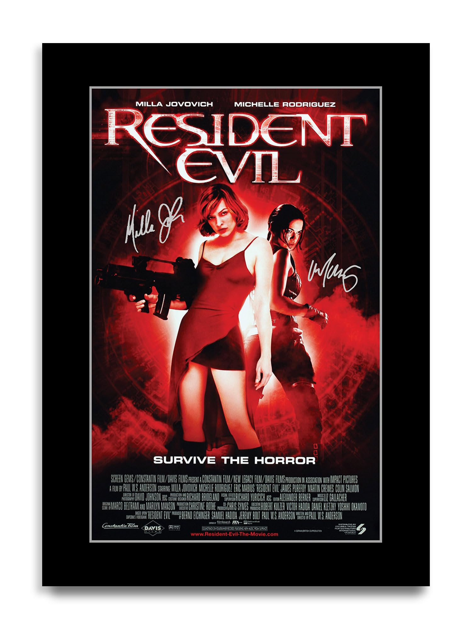 HWC Trading Resident Evil Gifts Printed Poster Signed Autograph Picture for Movie Memorabilia Fans (ID-003623) - A4 Print Only