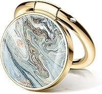 Vista 16 de GVIEWIN Soporte de anillo para teléfono celular con purpurina, soporte metálico con agarre, rotación de 360°, compatible con iPhone 17/16/15/14/Pro