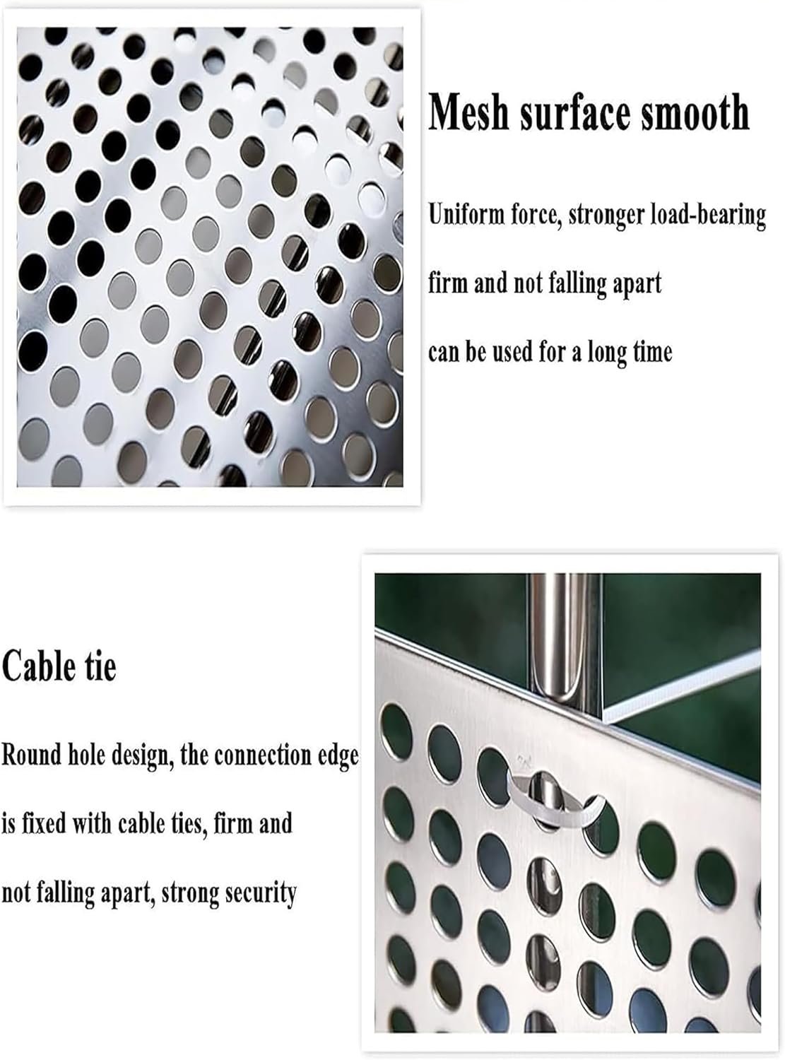 304 Stainless Steel Perforated Sheet, Anti-Theft Window Guard, Garden Balcony Fence Protection, Leakproof Roll Mesh Panel, Durable Ventilation Shield (75x100cm)