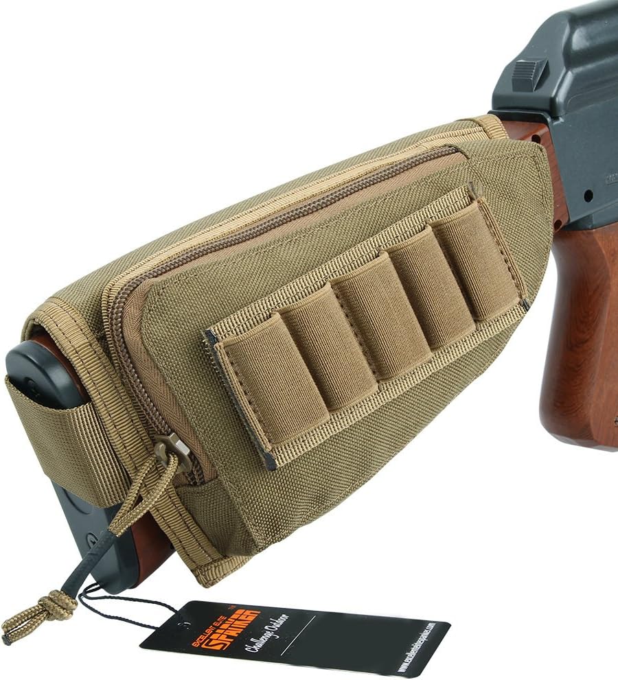 EXCELLENT ELITE SPANKER Tactical Buttstock Shotgun Rifle Shell Holder for Cheek Rest Ammo Holder Pouch