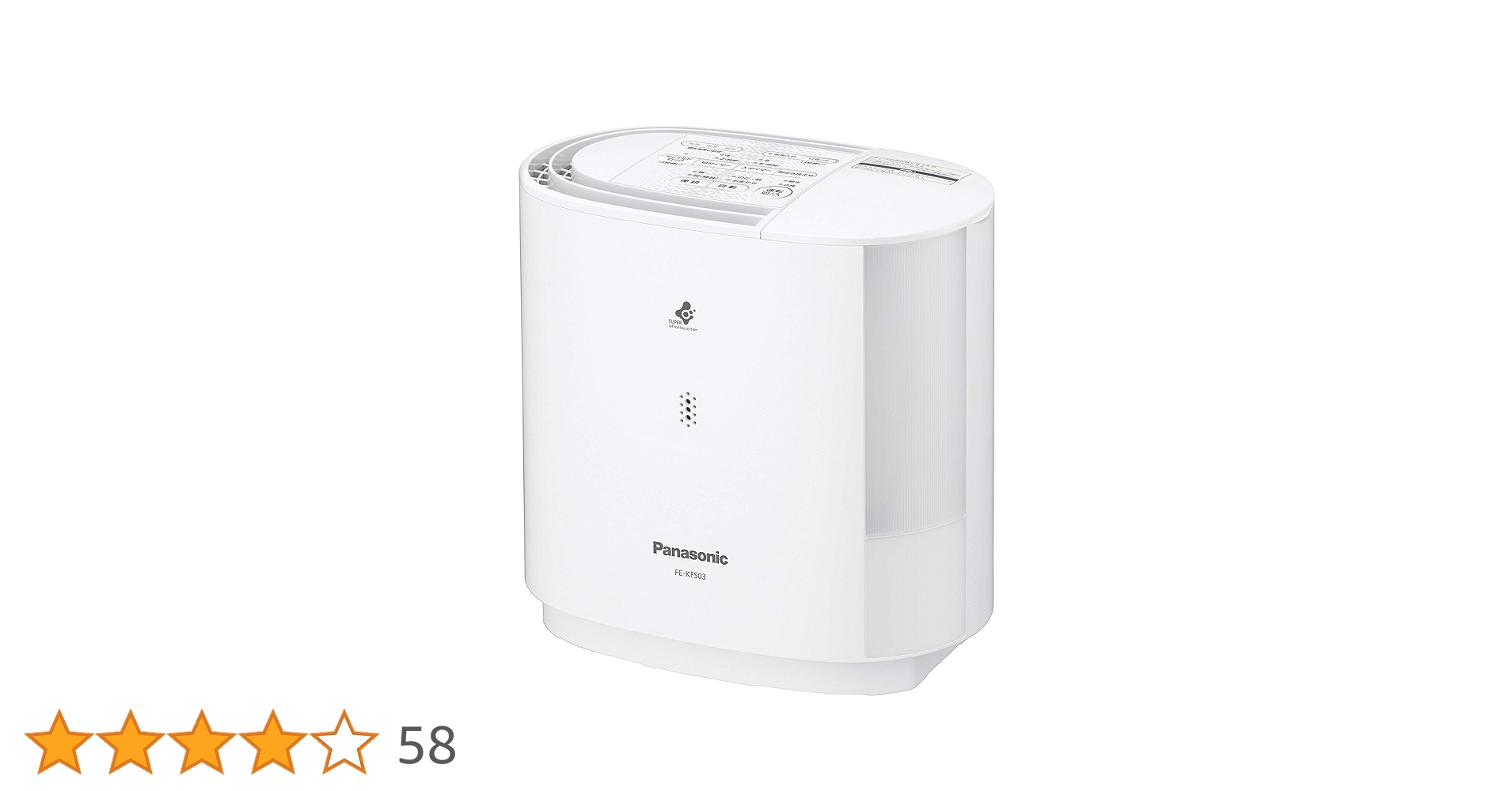 M*J様 Panasonic 気化式加湿機 FE-KFP03-W ホワイト 未使 Amazon | パナソニック 加湿機 気化式 ~8畳 ホワイト FE-KFS03-W