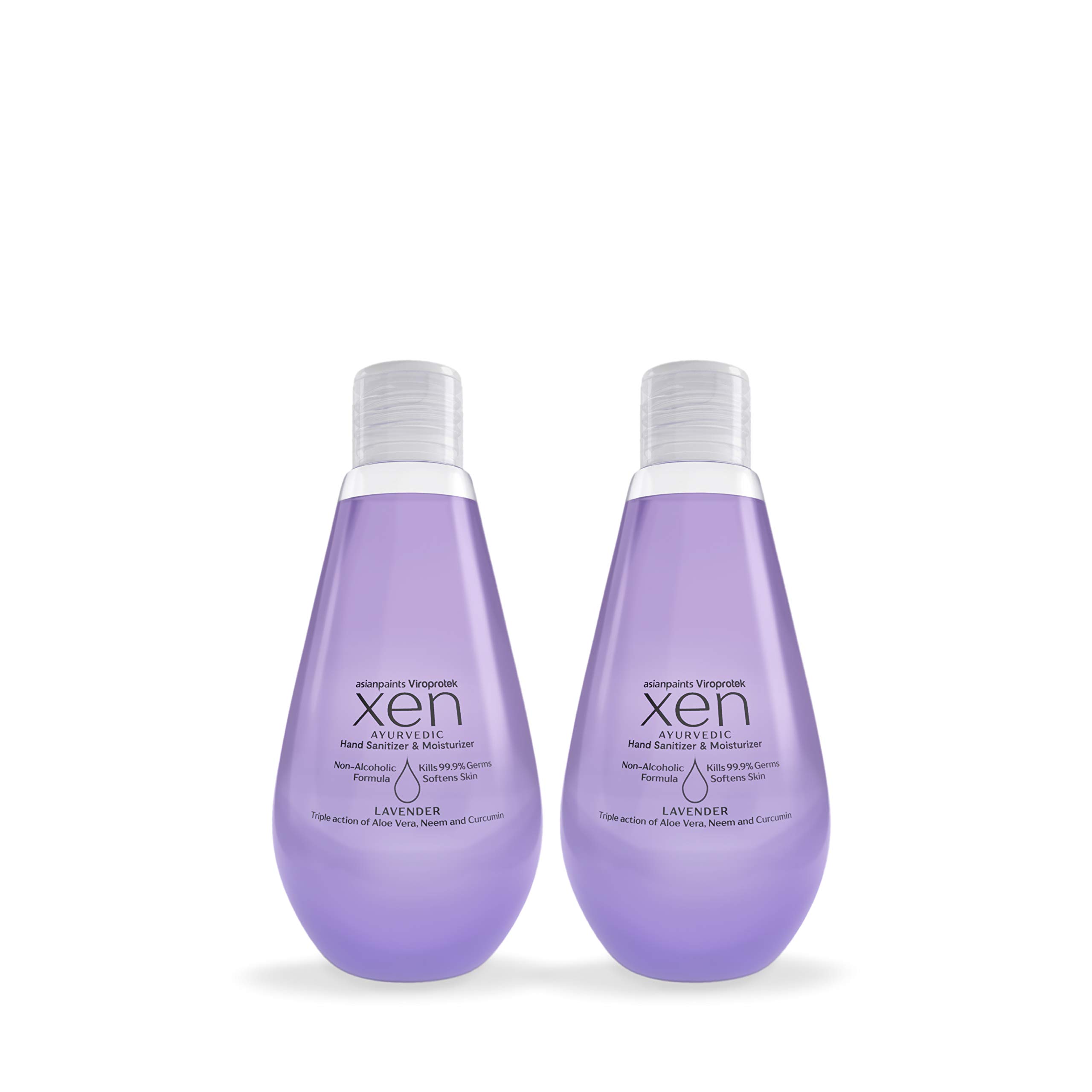 Asian Paints Viroprotek XEN Ayurvedic Hand Sanitizer Lavender- (Pack of 2 x 200ml)