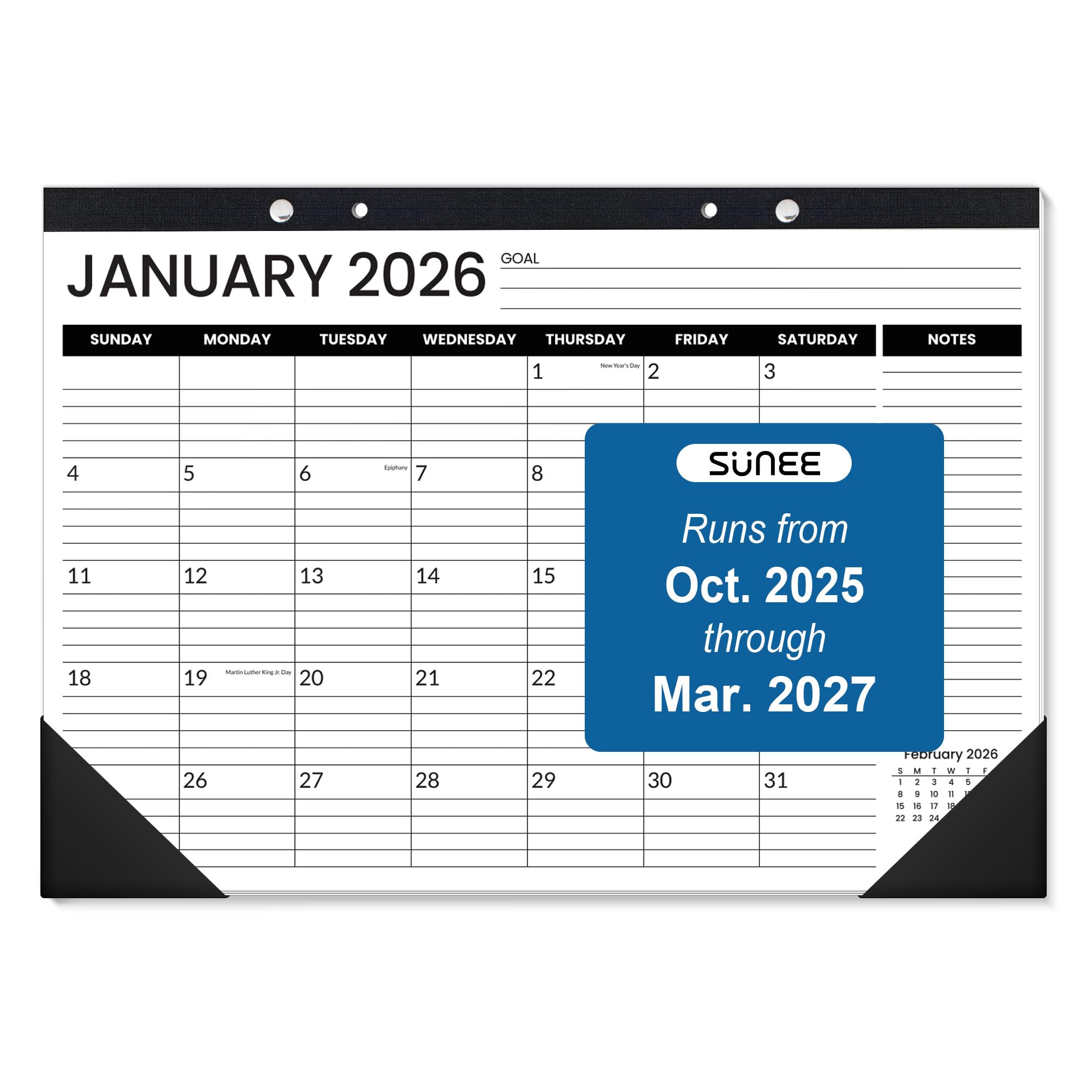Locker.Ink | Transform Your Workspace with These Essential Desk Calendars SUNEE Desk Calendar 17x12