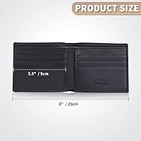 Vista 2 de Cartera para hombre, Negro -, Cartera plegable