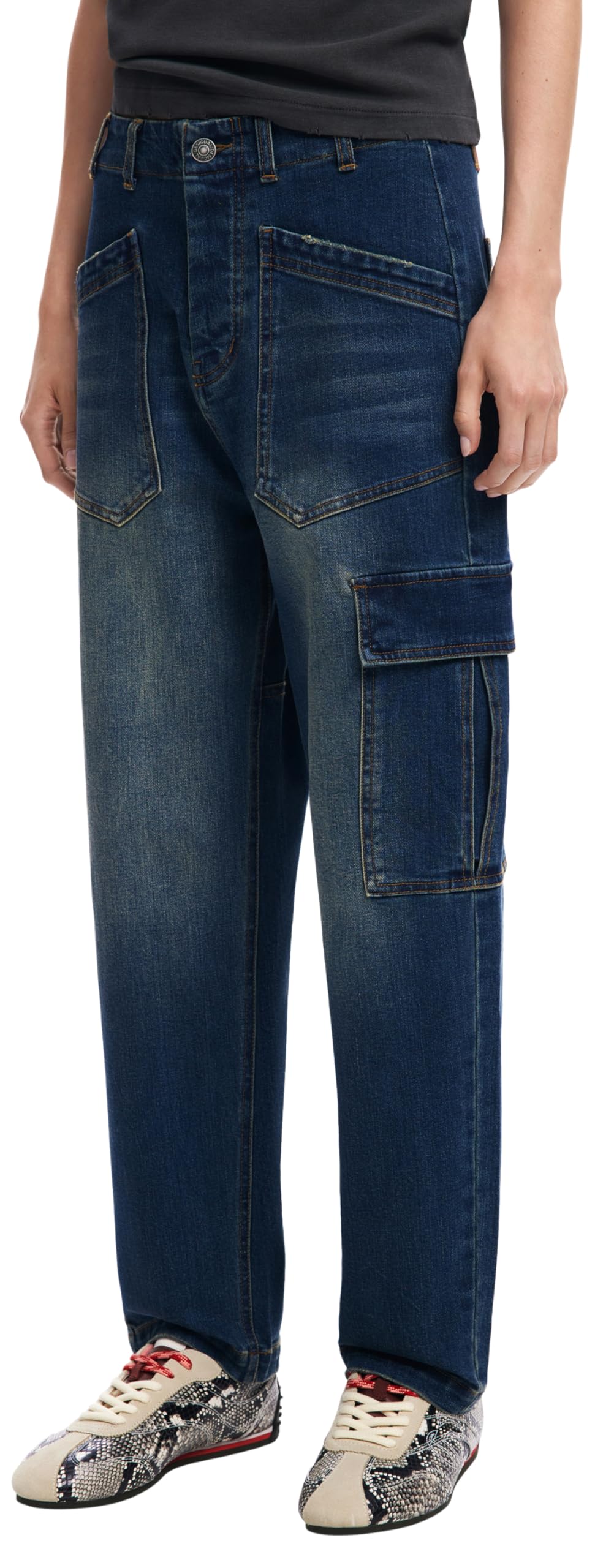 Desigual Denim_Parker, 5008 Denim Dark Blue, 38
