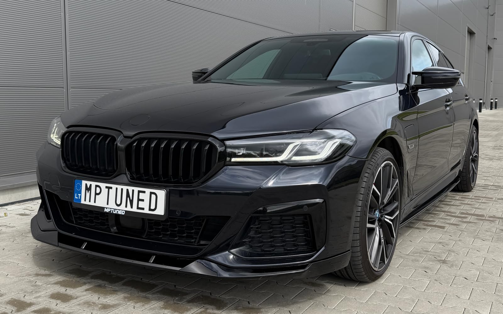 MpTuned Schwarz glänzende Seitenschweller für 5er G30 G31 20017-2024 518i 520i 530i 535i 540i 518d 520d 530d 535d Tuning