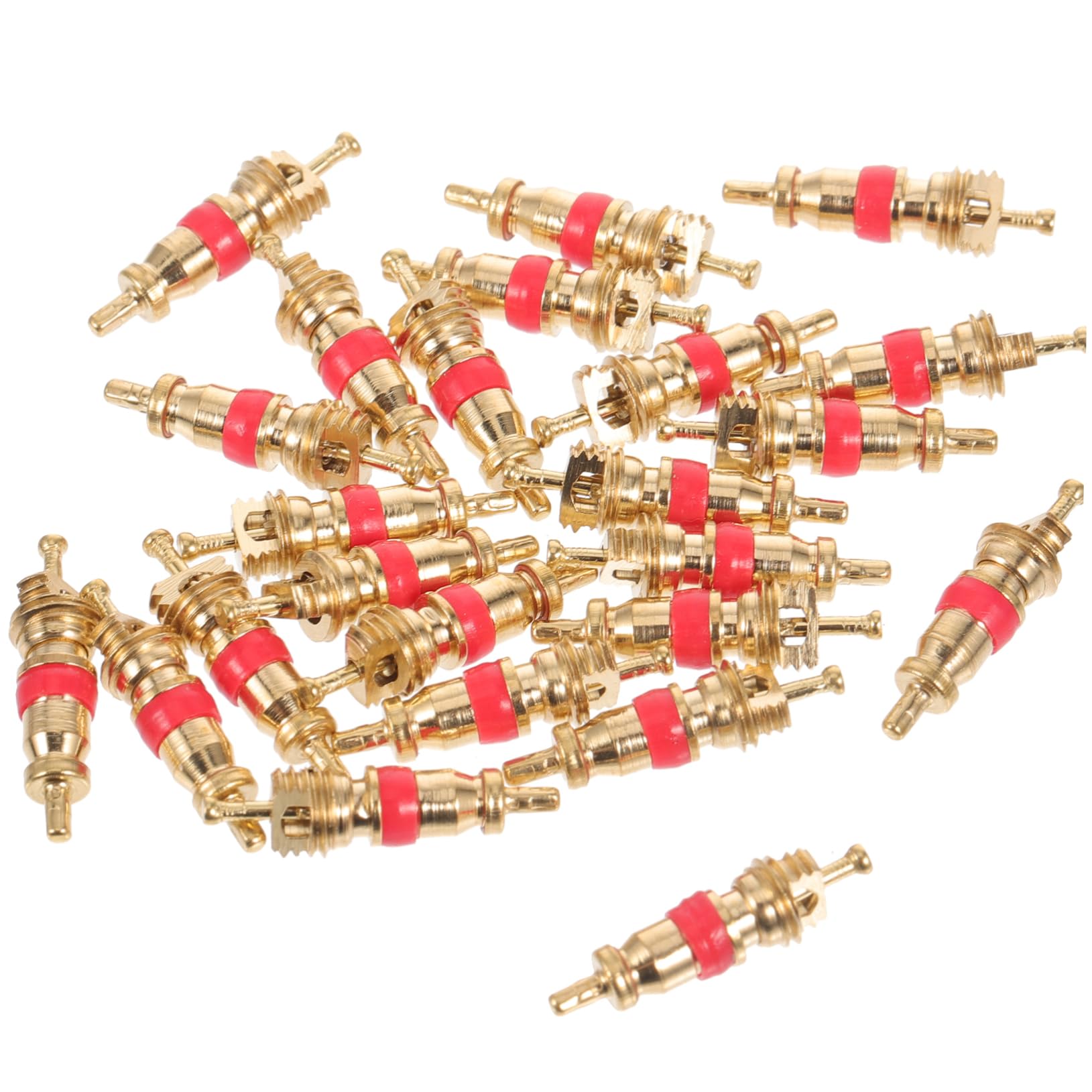 Amosfun 5 Ensembles Noyaux De Valves pour Vélo Accessoires De Remplacement Vélo Compatible Et Étanche 50 Pièces * 5