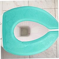 Vista 2 de Artibetter 3 piezas Cubierta de inodoro acolchada para asiento de inodoro, almohadillas de asiento de inodoro, pegatinas decorativas, calcomanías