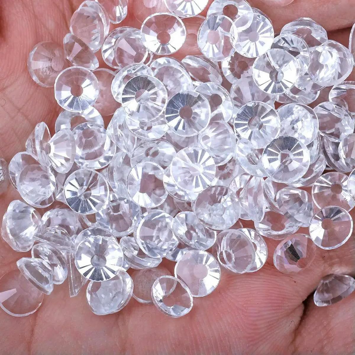 CIVIOOH Glitter Crystal AB Rhinestones SS3-SS50 Non-HotFix FlatBack Strass Fabric Garment Nail Art Rhinestones Decorations