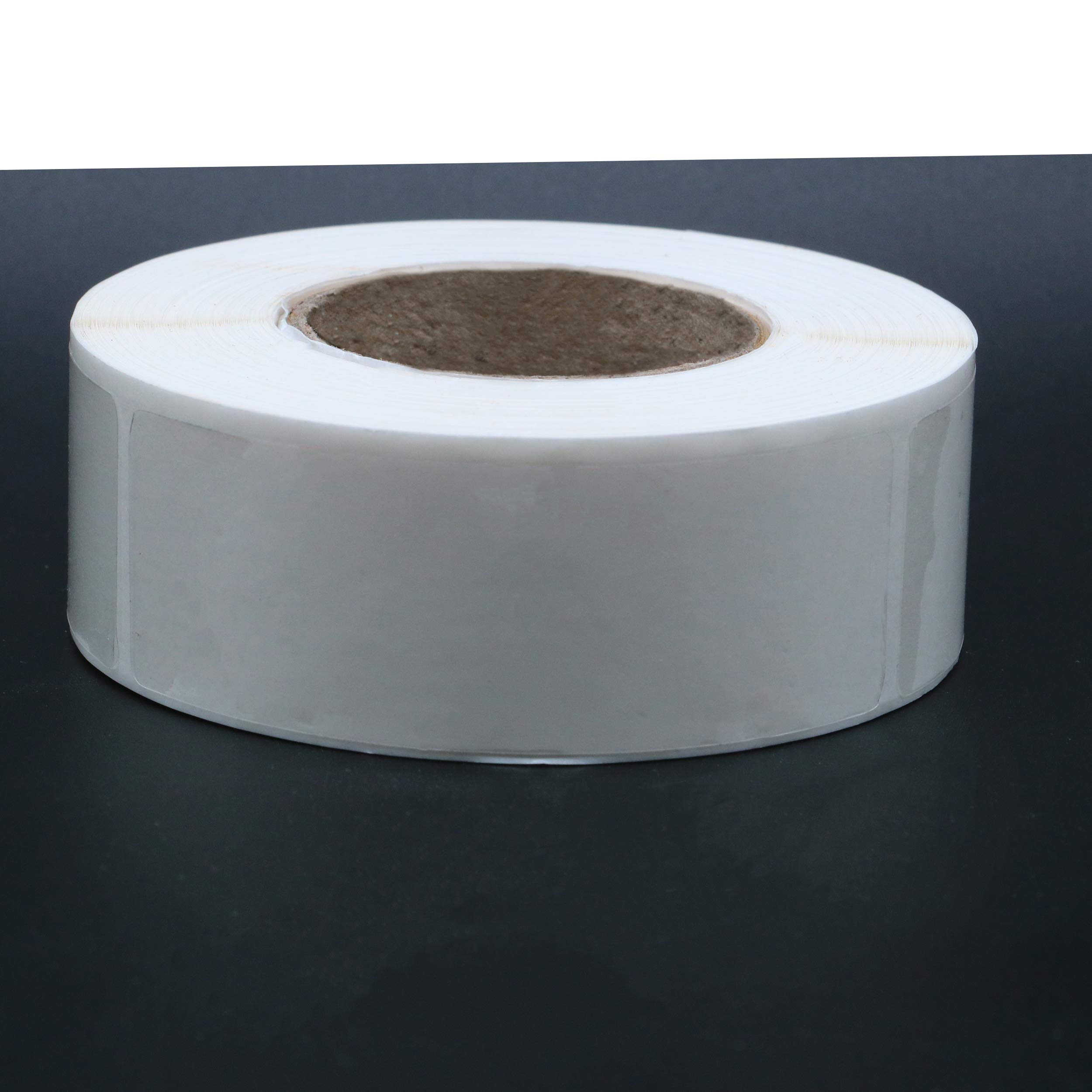 Super Gloss Clear Retail Package/Envelope Seals 1" Inch Round Circle Wafer Seal Labels 1 000 Per Roll