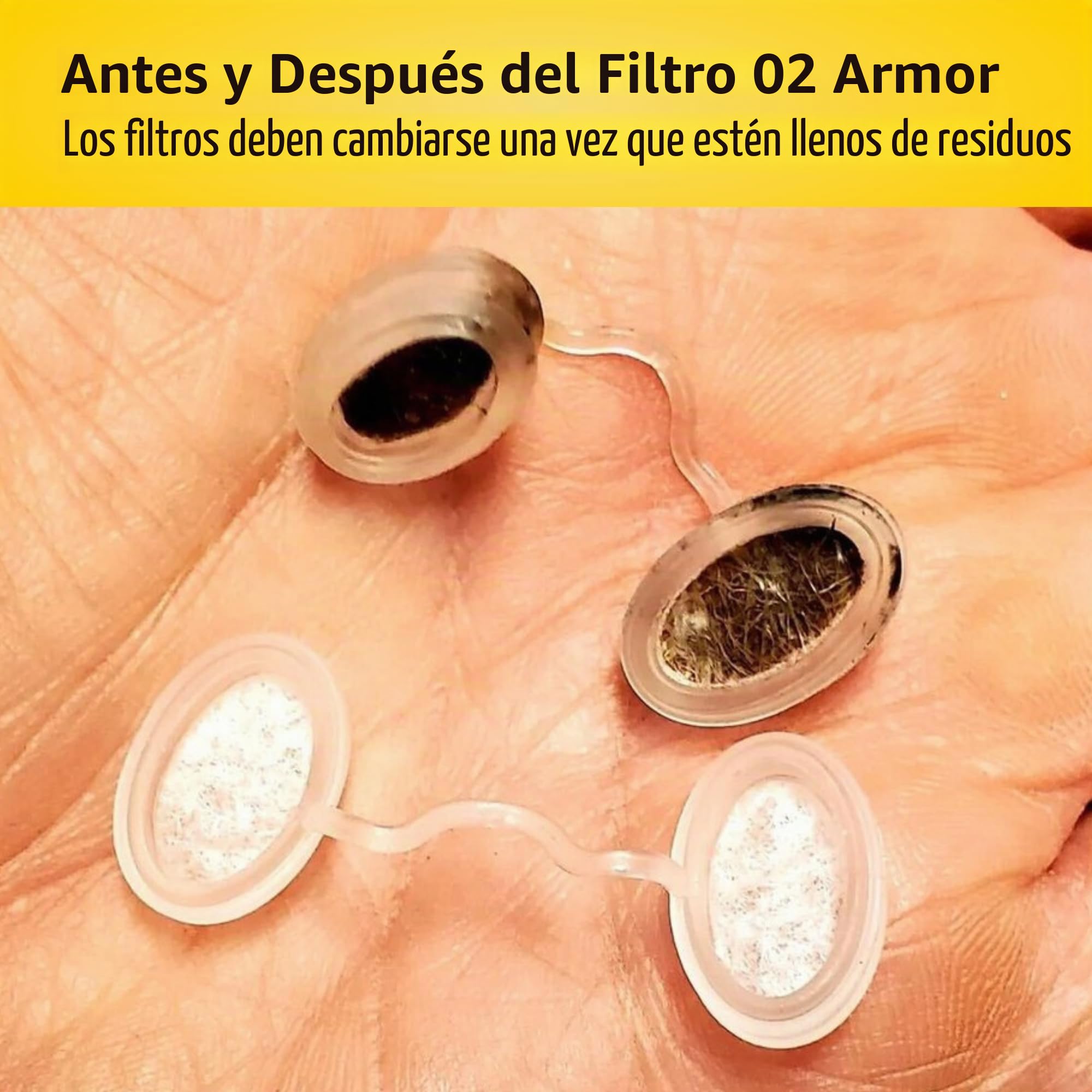 O2 Armor Filtros de nariz