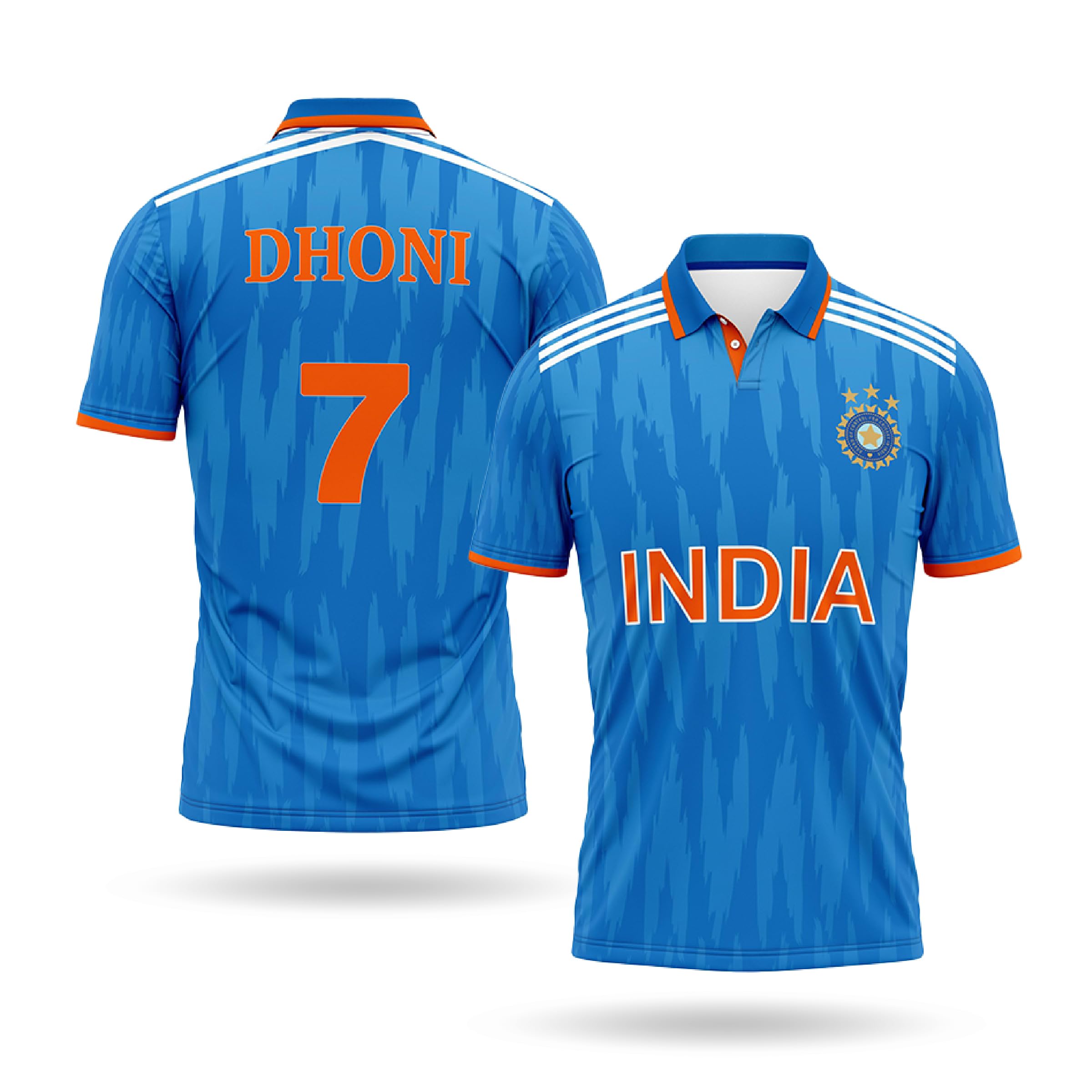 95miles garmentsDhoni Jersey 7 Number National Team Cricket Jerseys Team Men's New
