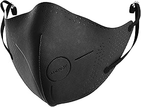 AIRPOP Light SE Reusable Washable Face Mask 1 Pack, 4-Layer Face Coverings, Contoured Fit, Lightweight Design, Adult/Kids Face Masks for Repeated Wear, 1 Pack - Black