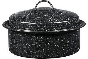 Granite Ware Covered Round Roaster for Expert Pot Roasts