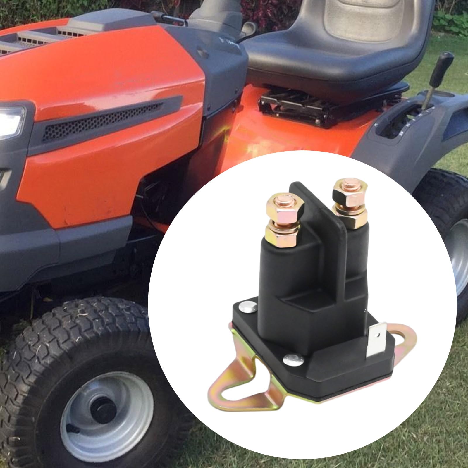 Hoypeyfiy Relais solénoïde de démarreur 12 V, solénoïde de démarreur multifonction de rechange pour Trombetta pour Bluebird Remplacement pour Husqvarna 93265WR 812-1221-211-16 812-1221-211