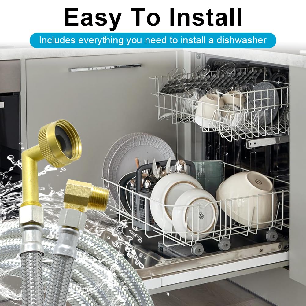 TT FLEX Universal Dishwasher Installation Kit,12 Ft