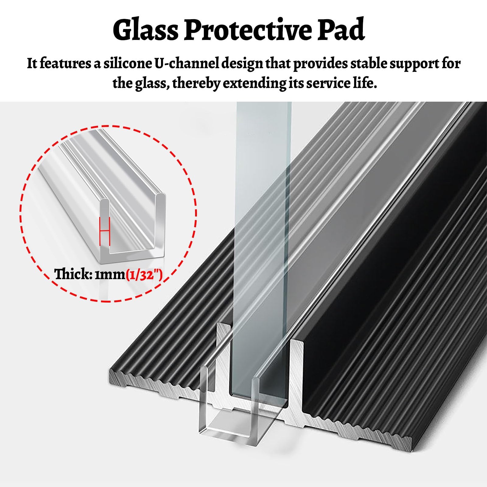 Wysokiej jakości aluminiowe drzwi prysznicowe kanał U 10 mm 12 mm profil mocujący szary uchwyt panelowy do 12 mm s idealny do łazienki i hotelu Renovats & Design