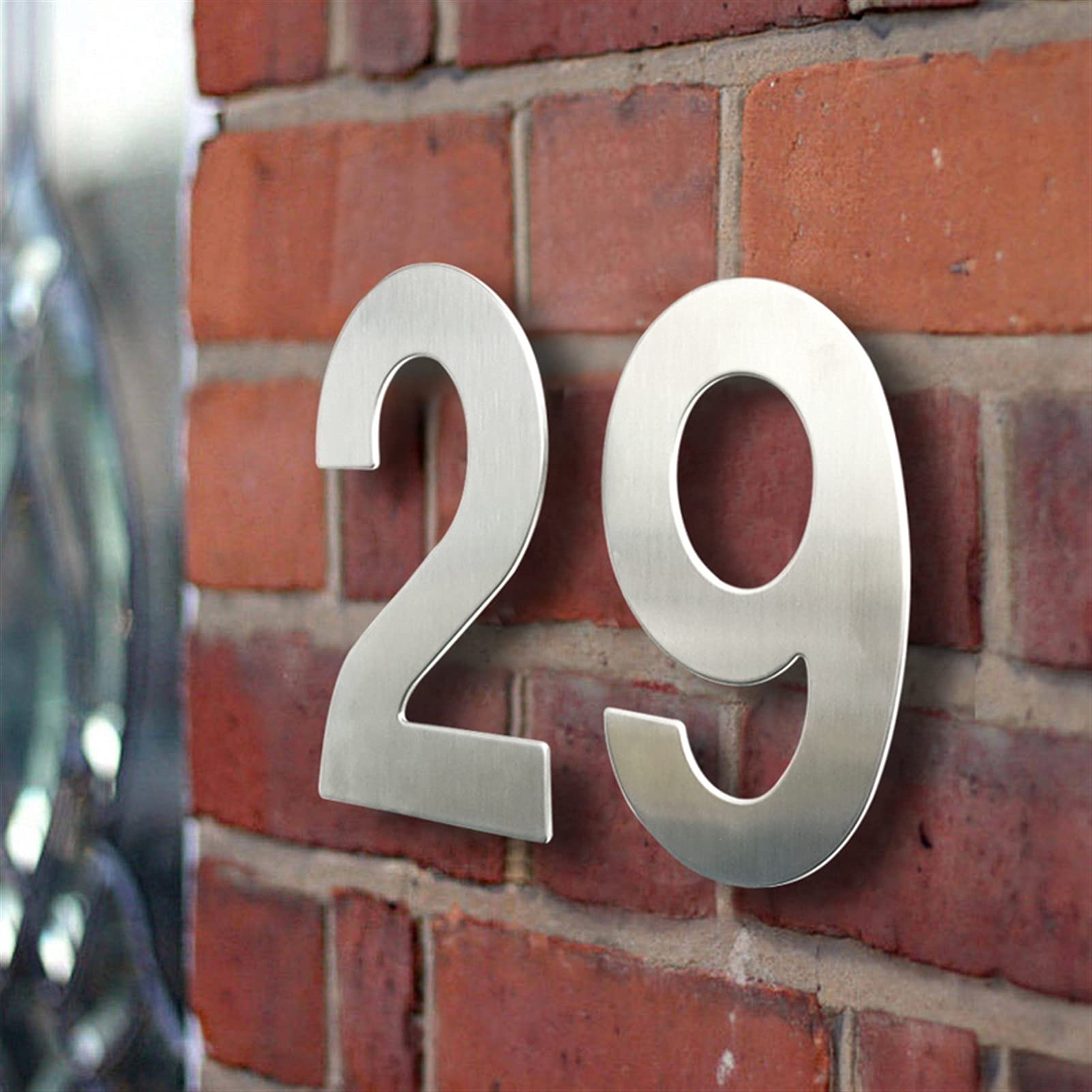 Numery domów ze stali nierdzewnej 304