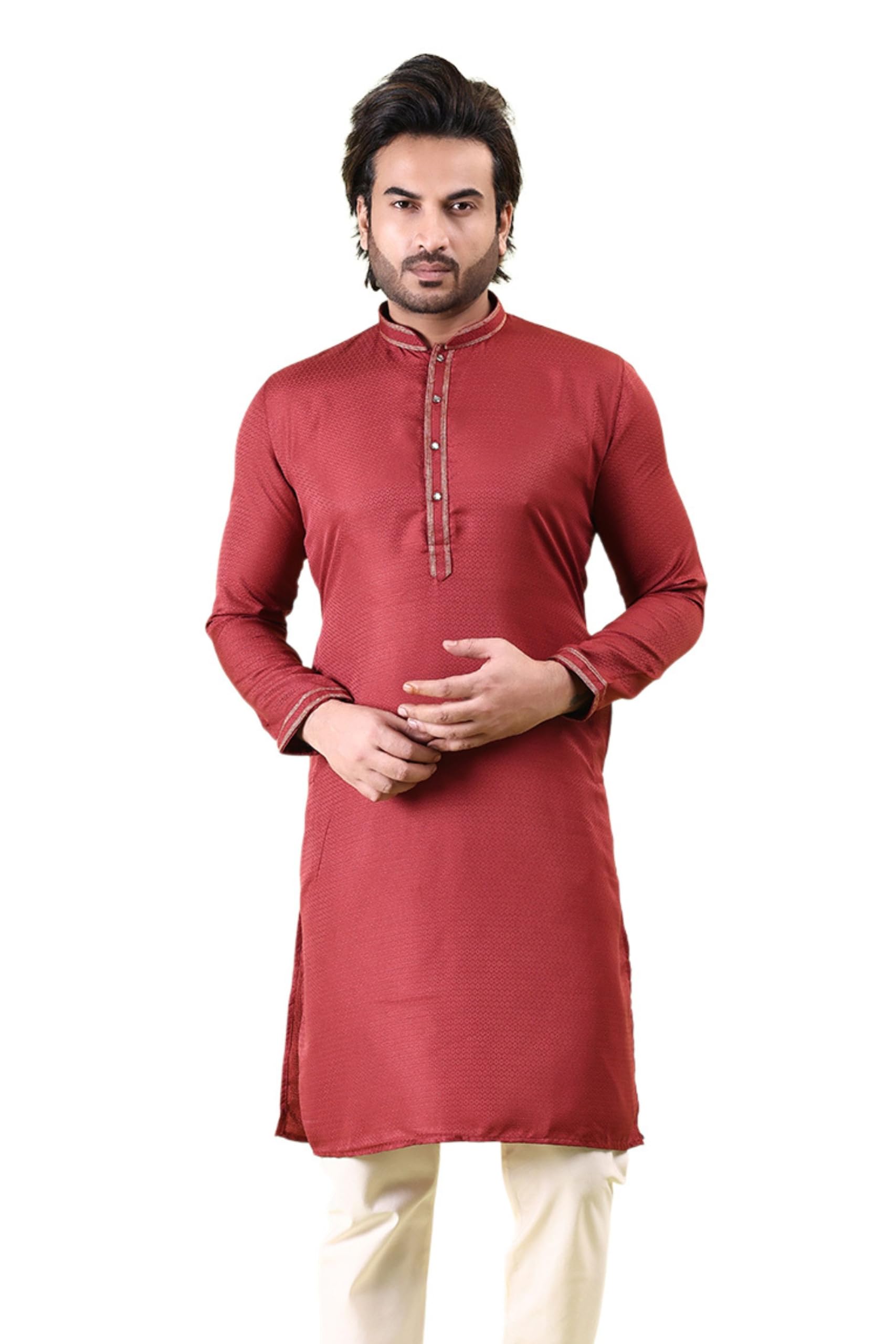 Mens Handloom Silk Resham and Jari Work Kurta-picture-49