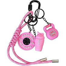 Gym Dumbbell Keychain,Bags Charms Gift for fitness Women and Men,Cute Car Key Chains Accessories for Gym,Fitness Gift
