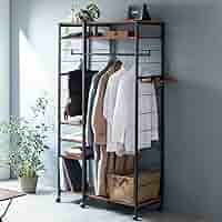 Amazon｜タンスのゲン ハンガーラック 組み替えOK！ 幅90cm