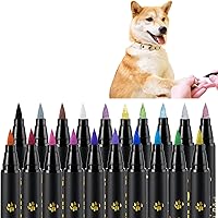 Vista 8 de Esmalte de uñas para perros, Bolígrafos de esmalte de uñas para perros de secado rápido - 8 colores, Juego de esmalte de uñas para mascotas