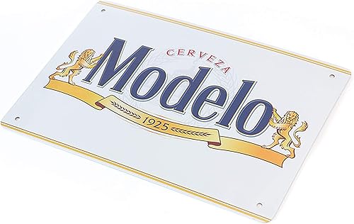 Modelo Cerveza Man Cave Cerveza Decoración Letreros de lata 12 x 8 pulgadas