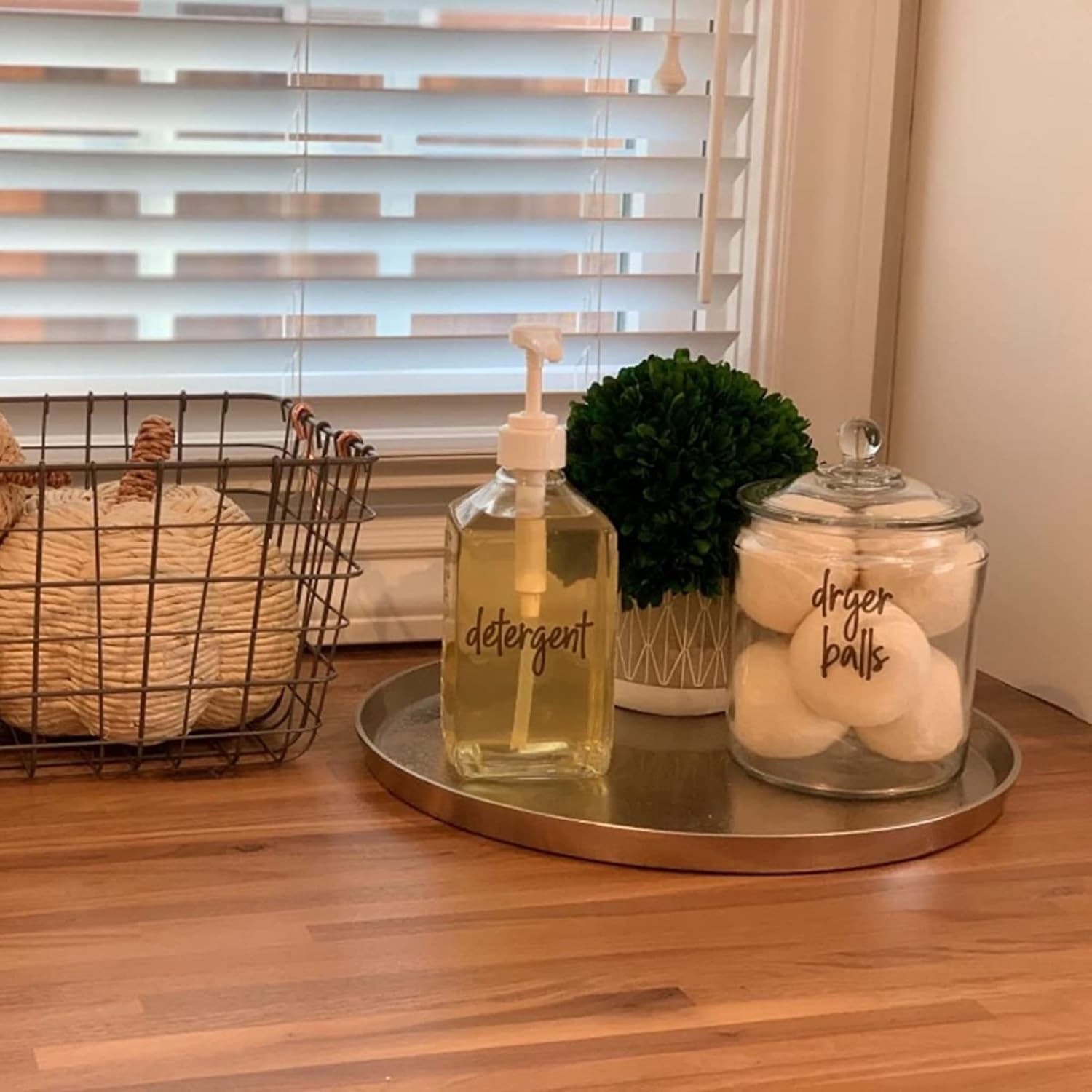 eBun 37oz Glass Mouthwash Pump Dispenser with Cups for Bathroom - Guest Bathroom Essentials, Mouthwash Container, Mouthwash Bottle, Easy Reach Mouthwash Pump Dispenser, Mouthwash Decanter - Image 7