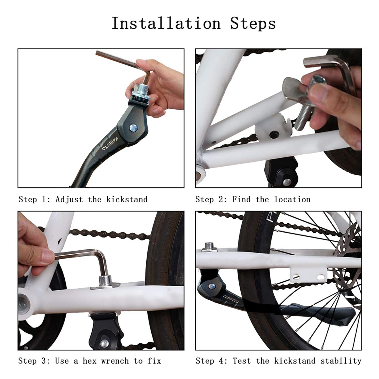 Folding Bike 49n Kickstand Installation Best Kickstand For Bikes