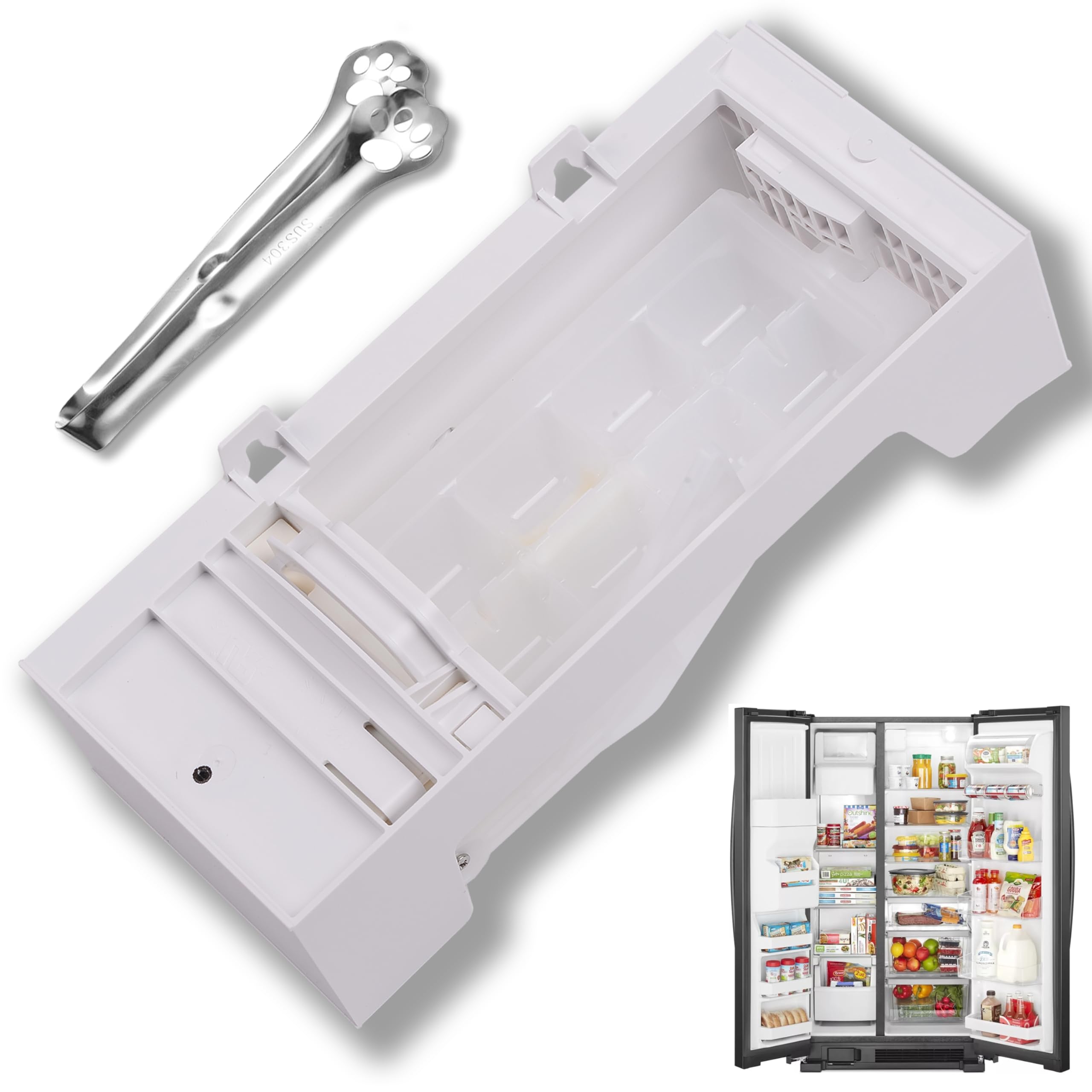 W11284458 W11088559 Zespół kostkarki do lodówki do Whirlpool