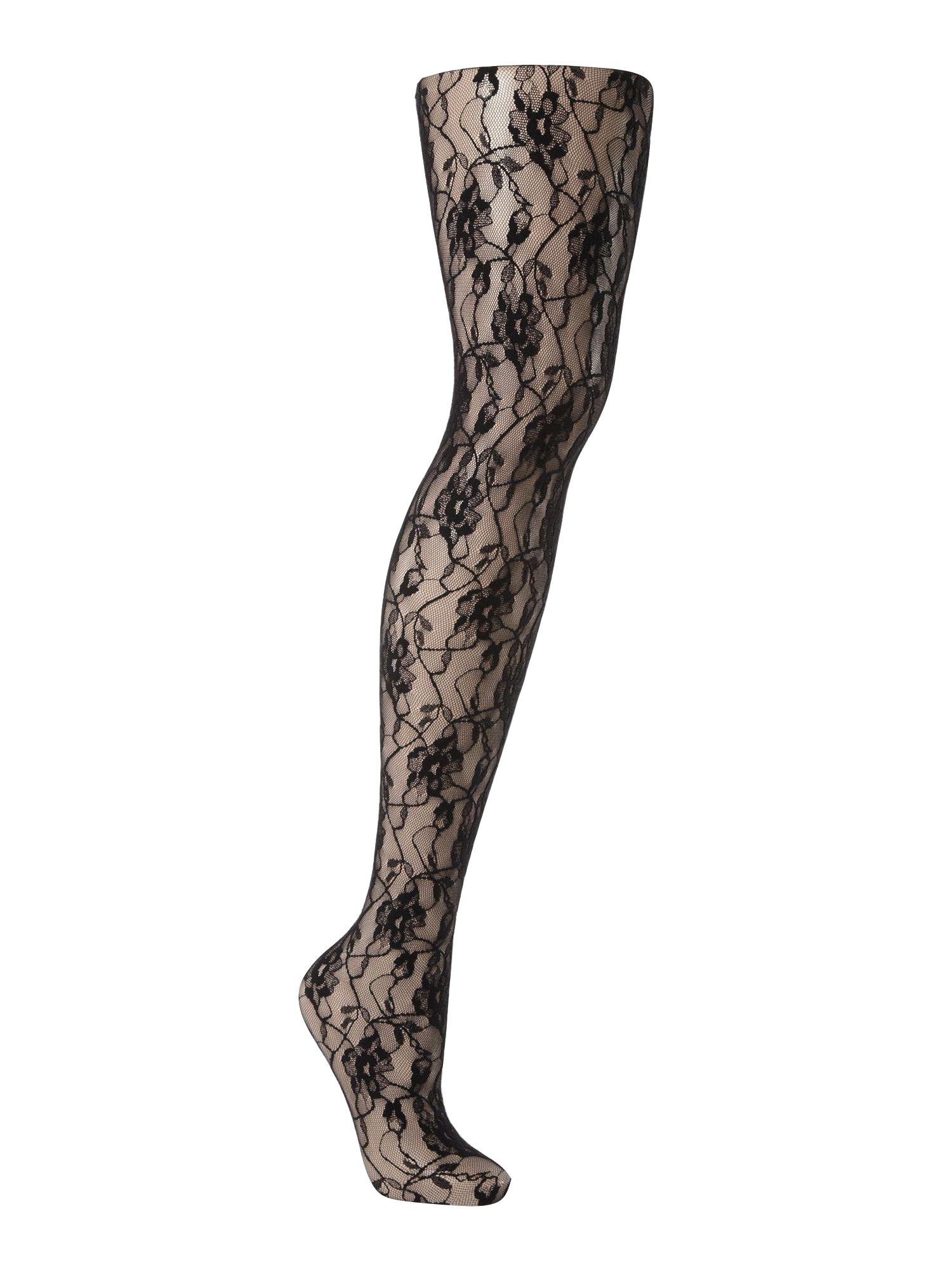 Jonathan Aston Sweet Roses Lace Tights