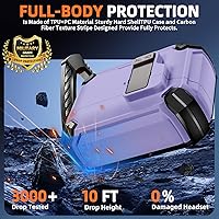 Vista 5 de Inesore para Funda AirPods Pro 3 (2025) con Soporte para Teléfono y Kit de Limpieza, Compatible con Magsafe, Funda con Bloqueo Magnético Automático