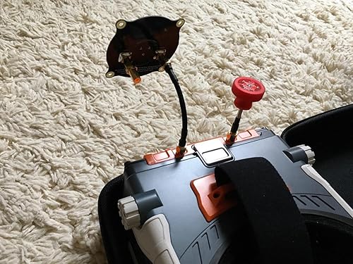 Miniatura 5 de Antena de parche de alimentación triple de 5.8 GHz, antena LHCP RHCP polarizada circularmente de alta ganancia 9.4dBi con terminador de carga SMA de