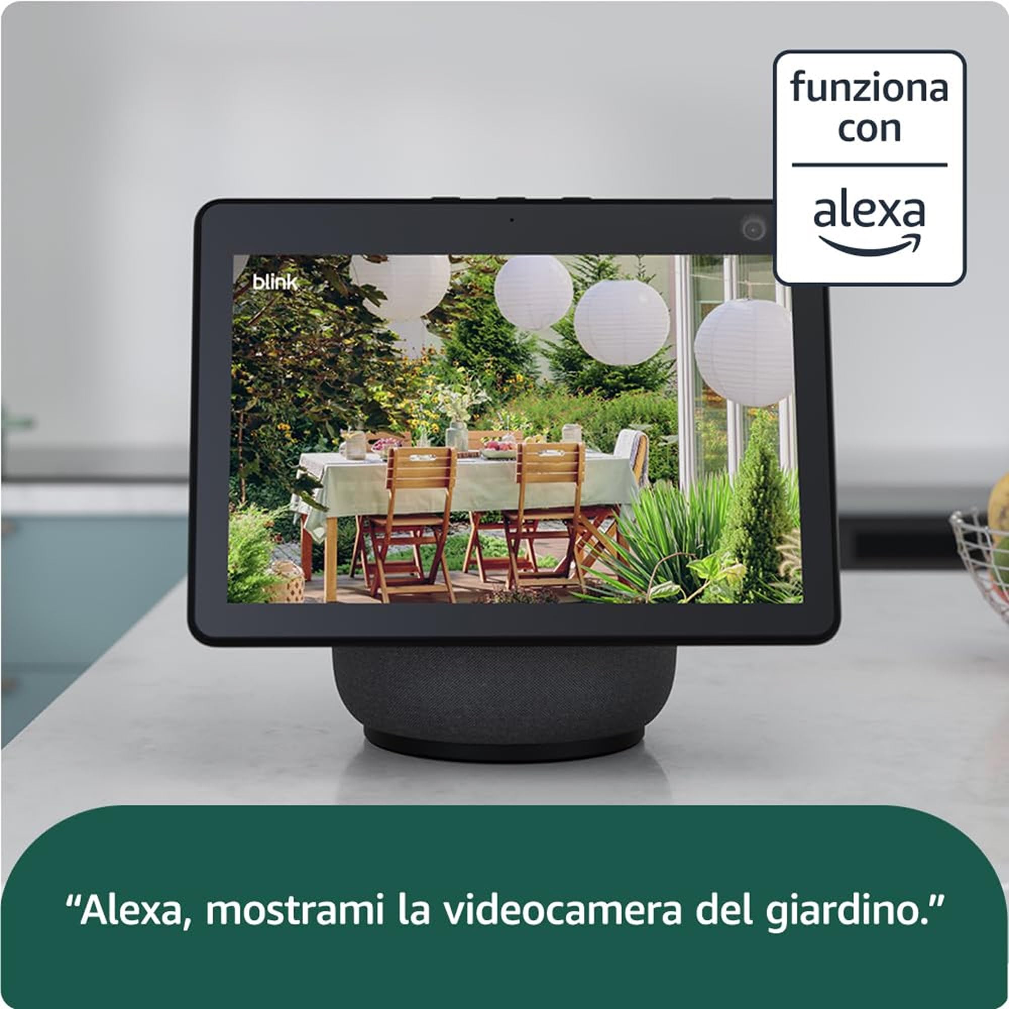 Videocamera Blink Outdoor 4 + Videocamera Mini 2K+ Blink (ultimo modello) Bianca - Videocamera di sicurezza smart HD wireless, autonomia di due anni - Sistema a 4 telecamera con Sync Module Core incluso - IP65