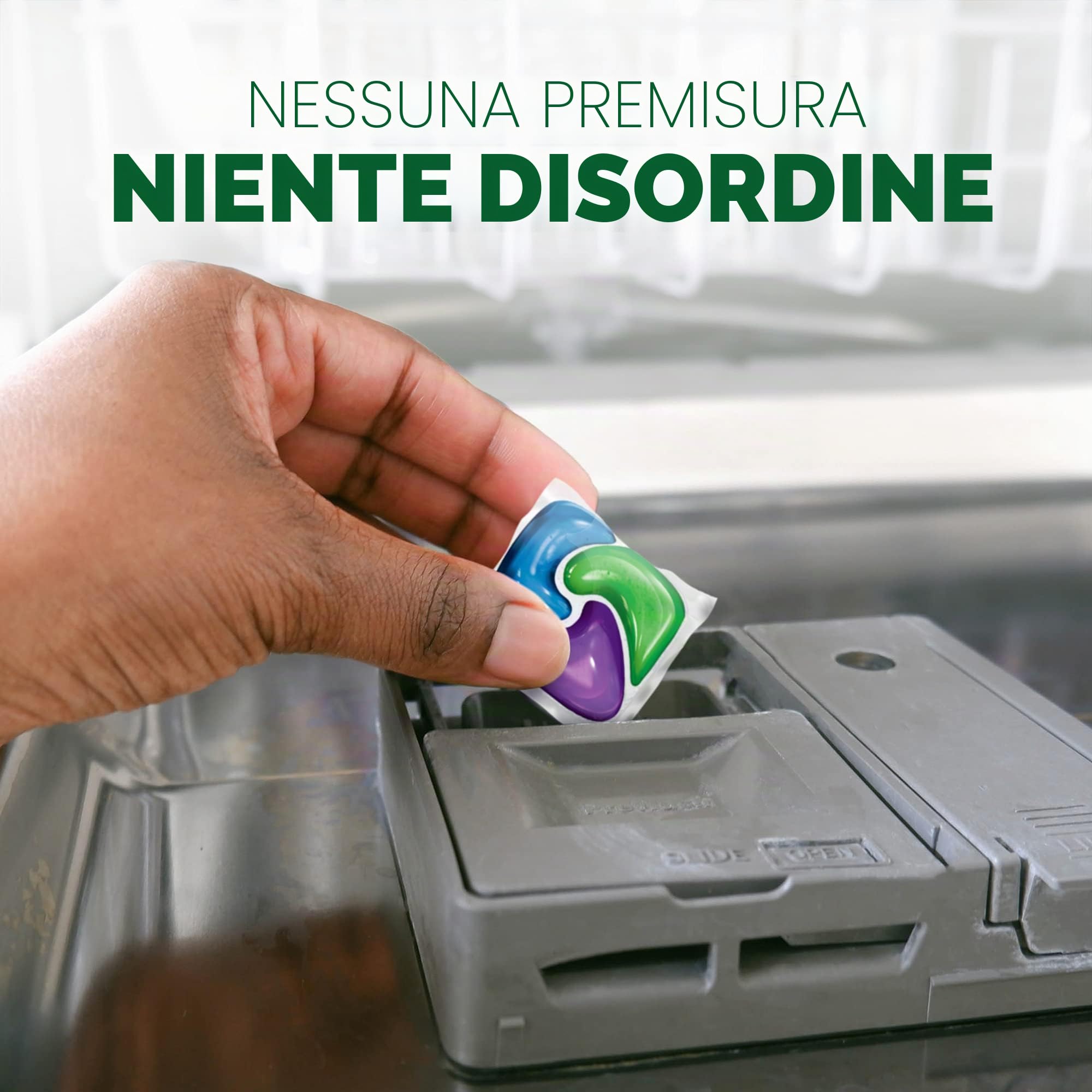 Cascade Platinum ActionPacs - Detersivo per Lavastoviglie, 62 Pacchi Freschi, Senza Fosfati