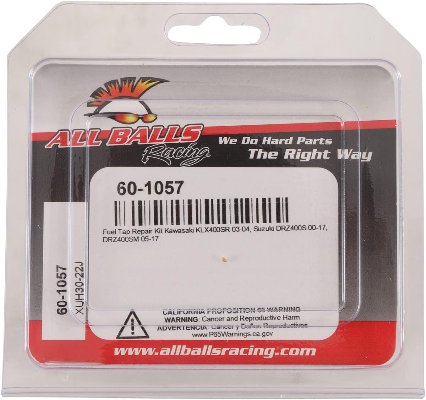 All Balls Racing 60-1057 Fuel Tap Repair Kit Compatible With/Replacement For Suzuki DR-Z 400 S 2000-2016, DRZ400SM 2017, DR-Z 400 SM 2005-2016, DRZ400S 2017