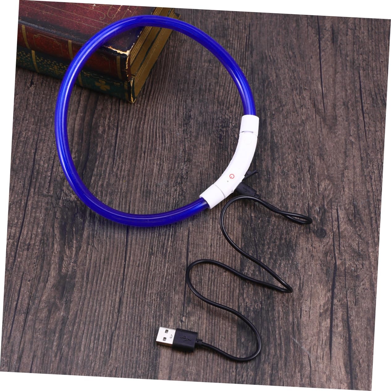 SUPVOX 3piezas Collar Led Recargable para Perros De Collar USB Modos De Luz para Paseos Nocturnos Azul